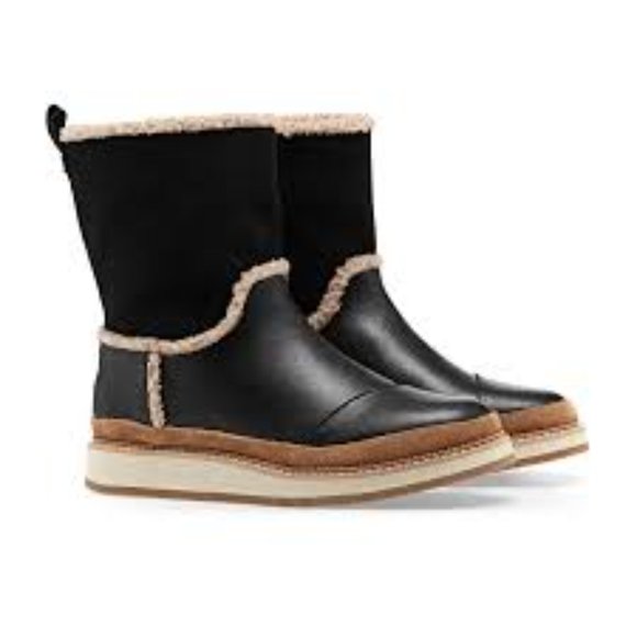 TOMS Makenna Shearling Boot 8 - Picture 2 of 4